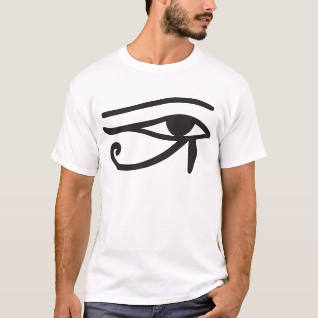 Öga av det Horus egyptiersymbolet Tröja (Framsida)