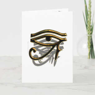 Öga av det Horus kortet Kort