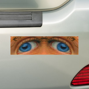 Öga av en Alien Bumper Sticker Bildekal