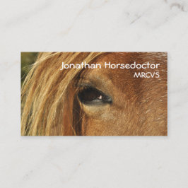 Öga av en häst visitkort