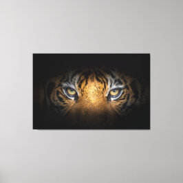 Öga av en tiger Canvas Art