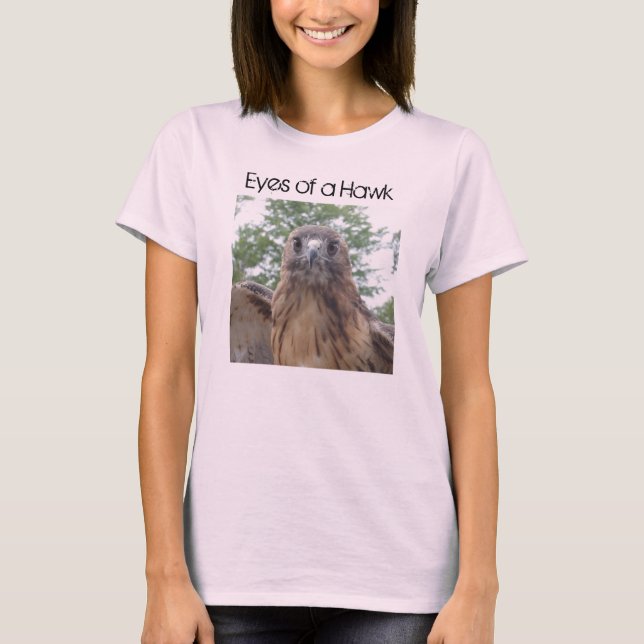 Öga av ett Hawk Conservation Shirt Tee Shirt (Framsida)