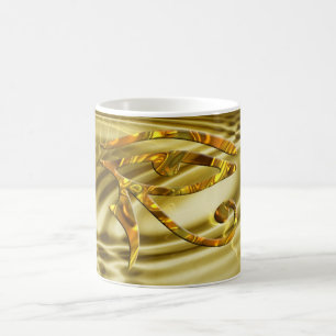 Öga av häst - GULD Kaffemugg