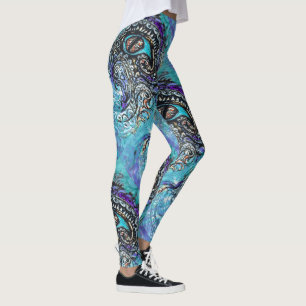 Öga av havsmonster leggings