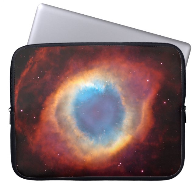 Öga av Helix Nebula Cosmic Clouds Stars Laptop Sleeve (Framsidan)