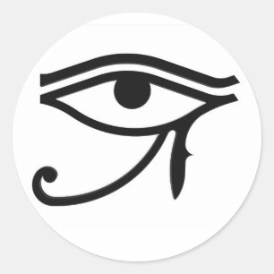 Öga av Horus Runt Klistermärke