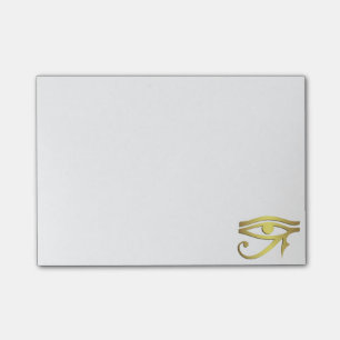 Öga av horusegyptiersymbolet post-it block