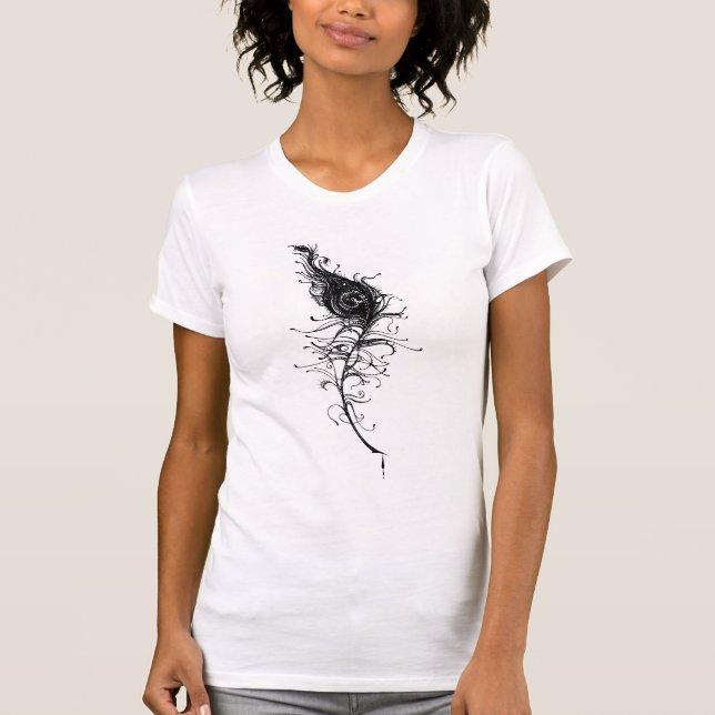 öga av påfågeln t-shirt (Framsida)