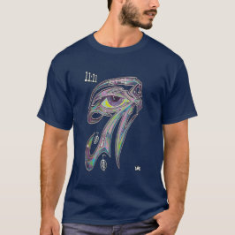 ÖGA AV RAGRAFITTI11:11 HORUS OM ANKH AUM REIKI TEE