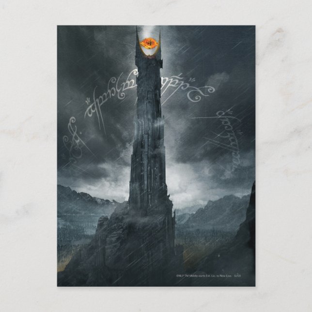 Öga av Sauron sammansättning Vykort (Framsida)