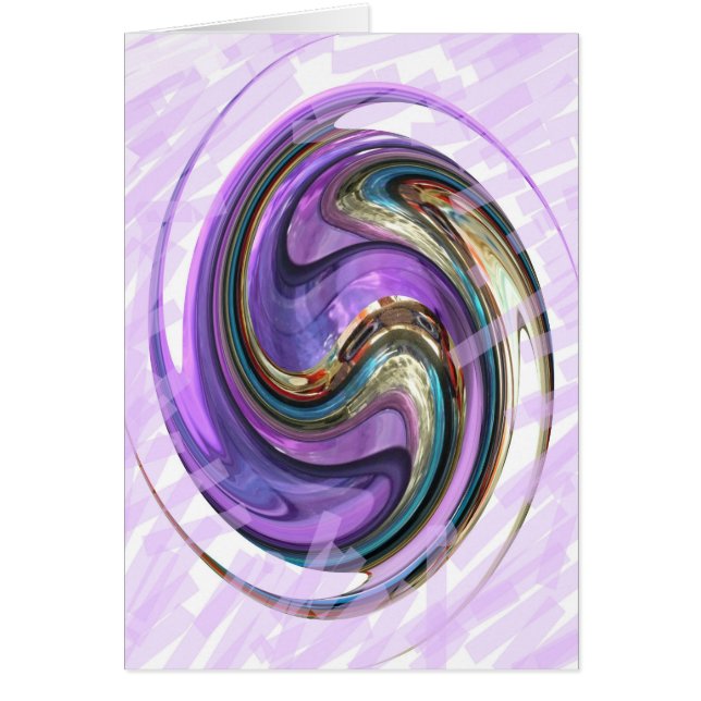 Öga av stormen hälsningskort (Framsidan)