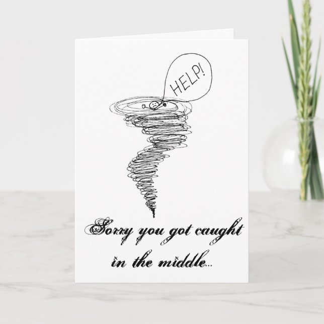 Öga av stormen kort (Framsida)