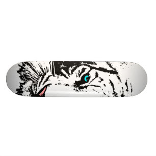 Öga av tigerskateboarden old school skateboard bräda 18 cm