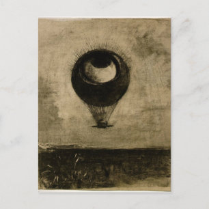 Öga Balloon Vykort