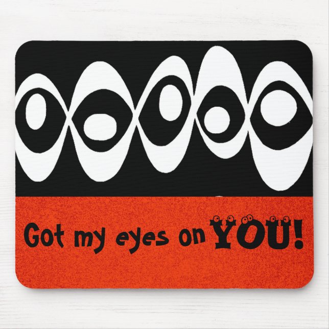 Öga Bollar ~ Mousepad Musmatta (Framsidan)