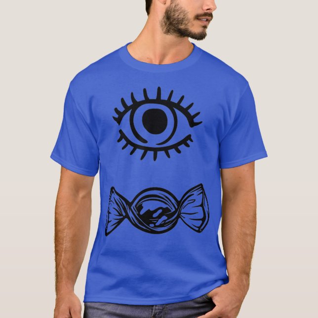 Öga Candy - Funny Gay Drag Queen Shirt T Shirt (Framsida)