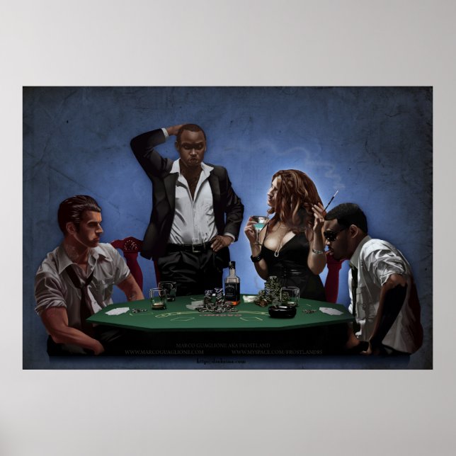 Öga Candy Poker Poster (Framsidan)