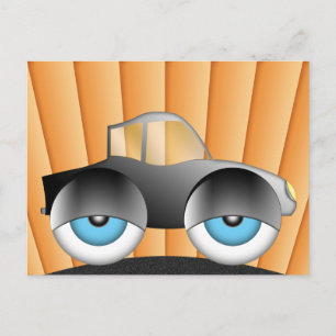 Öga Car Vykort