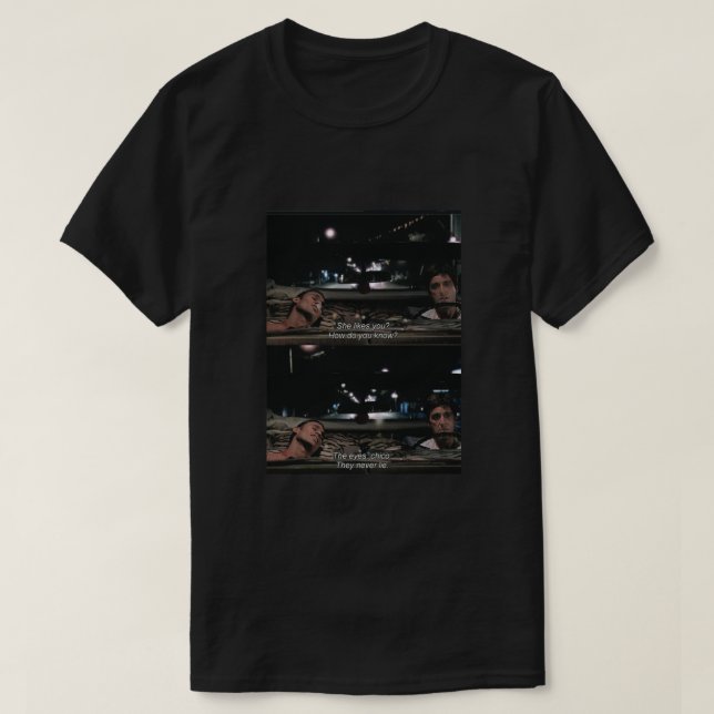 Öga, Chico. De ljuger aldrig. T Shirt (Design framsida)