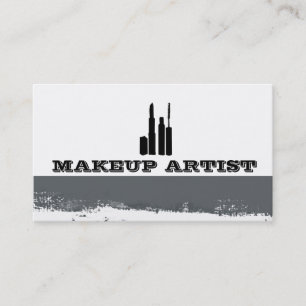 Öga Cosmetics Abstrakt Splatters Makeup Artist Visitkort
