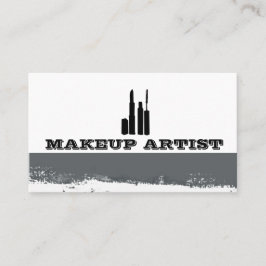 Öga Cosmetics Abstrakt Splatters Makeup Artist Visitkort