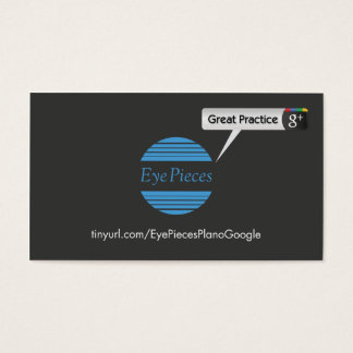 Öga Delar Plano Visitkort