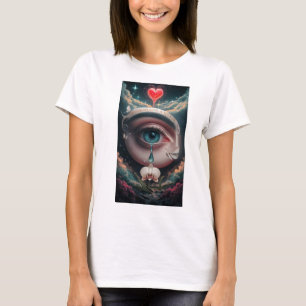 Öga design ai t shirt
