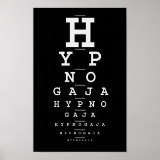 Öga-diagram Poster