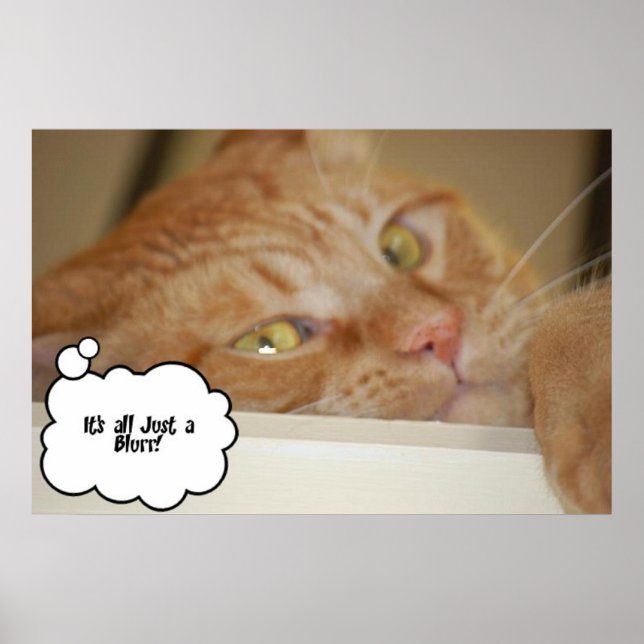 Öga Doktor Humor/Det är en oskärpa Poster (Framsidan)