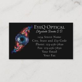 Öga Doktor | Öga Exam | Optometrist-Affärskort Visitkort