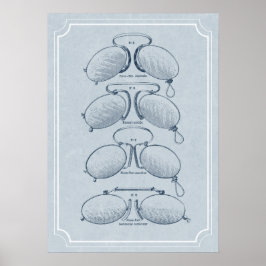 Öga Doktor, Optometrist eller Optikers kontor Poster