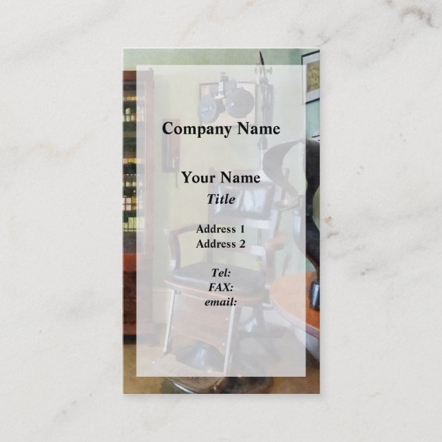 Öga Doktor Visitkort (Framsida)