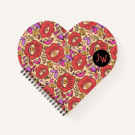 Öga Doodle Manifest Spiral bärbar dator