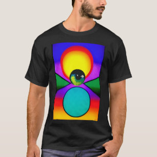 Öga Drop Ken Gage Psychedelic Art T Shirt