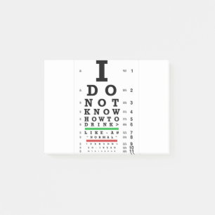Öga Exam - Sober Gifts Manar Women Post-it Block