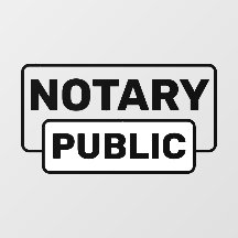 Öga-fångst Notary Public Notice