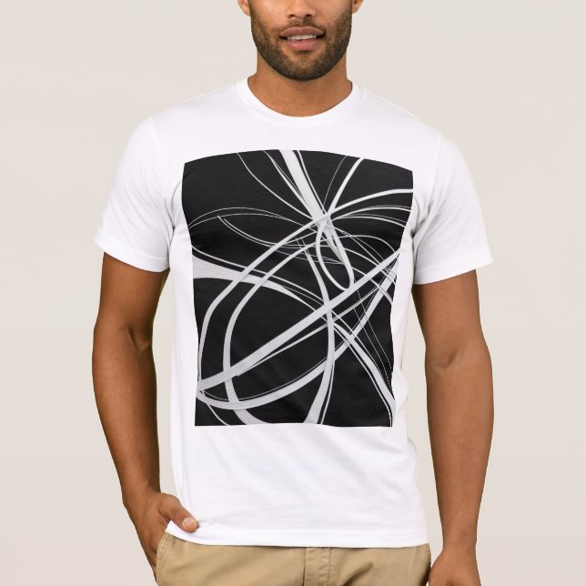 Öga-fångstAbstrakt Tee, T Shirt (Framsida)