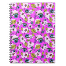 Öga Flower Löv_Lila