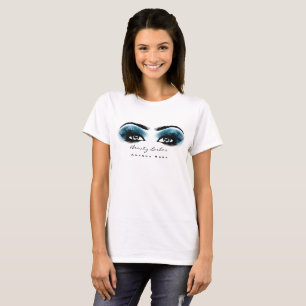 Öga för marin för blått för studio för snär t shirt