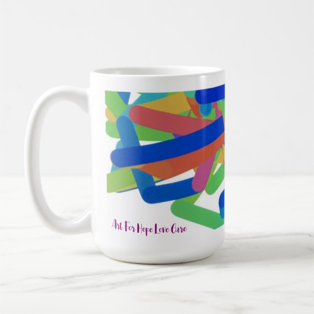 Öga Gaze Art av G CDKL5-kaffe Mugg (Vänster)