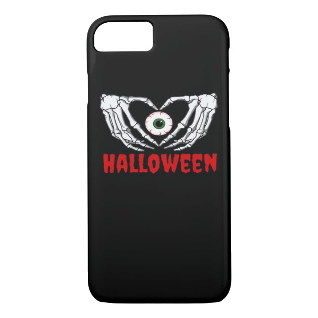 Öga Halloween - Skeleton Händer Heart Case-Mate iPhone Skal (Baksida)