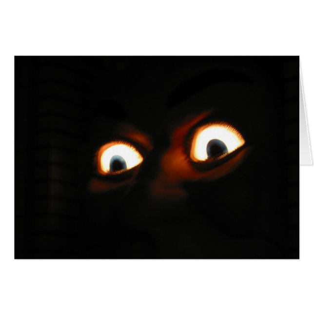 öga hälsningskort (Framsidan Horizontal)