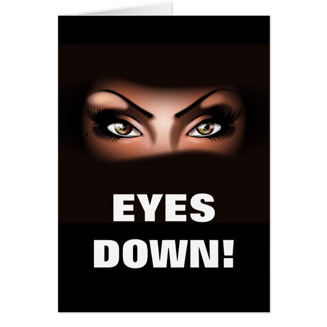 ÖGA! HÄLSNINGSKORT (Framsidan)