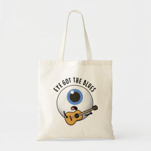 Öga Har Blues Funny Eyeball Music Pun Tygkasse