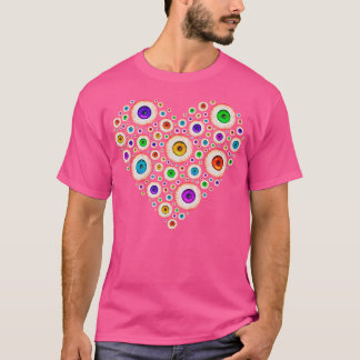 Öga Heart Optometri Oftalmologi Öga Doktor Optom T Shirt