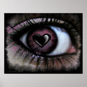 Öga Heart U Poster