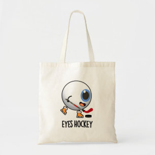 Öga Hockey Funny Ice Hockey Sports Pun Tygkasse