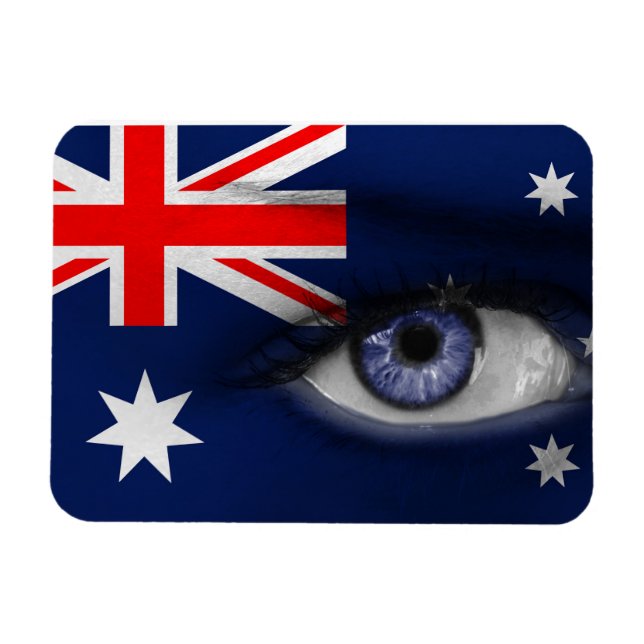Öga i Australien Magnet (Horisontell)