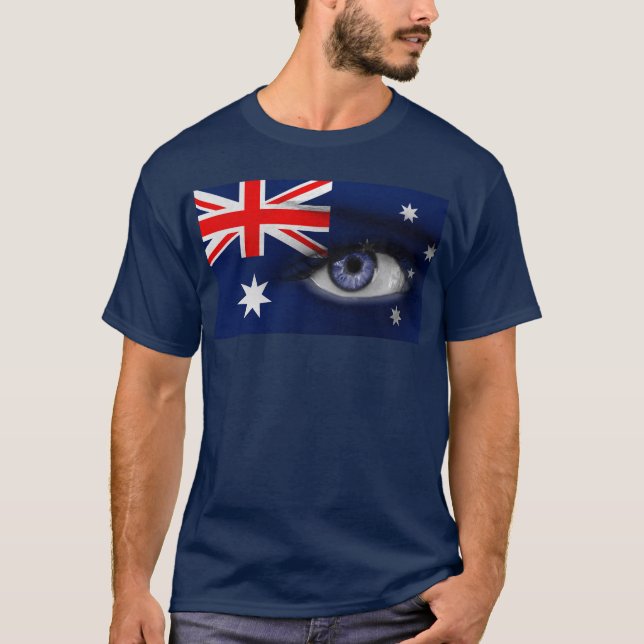 Öga i Australien T Shirt (Framsida)
