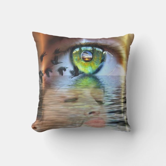 Öga i biinnehavarens PIllow Kudde (Framsida)